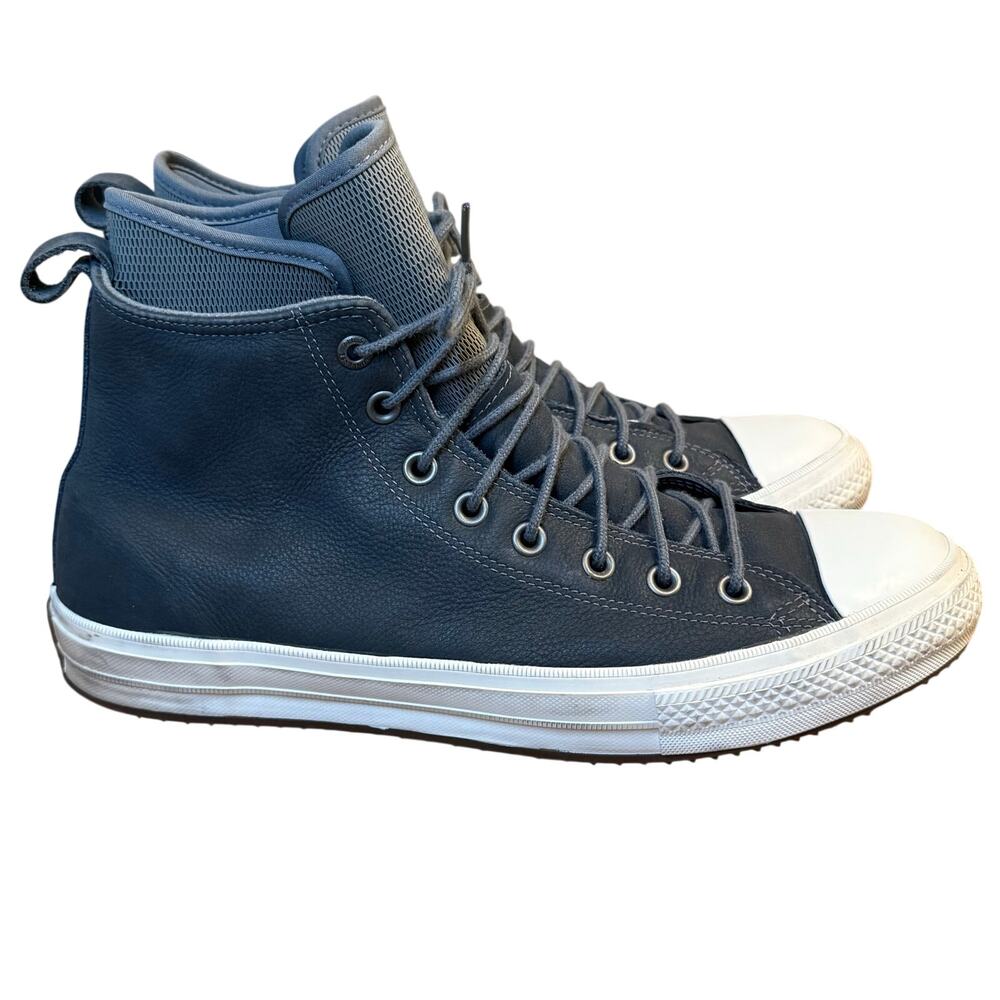 Converse Waterproof Boot Nubuck Leather Hi-Top Sneaker Lunarlon Gray Men's 11